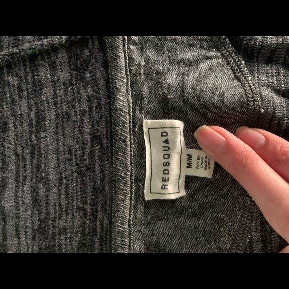 Grey hooded zip sweater - Picture 3 of 3